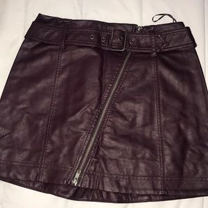 Leather Skirt